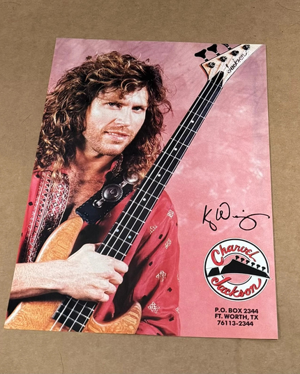 CHARVEL JACKSON GUITARS - KIP WINGER - 1991 Print Advertisement