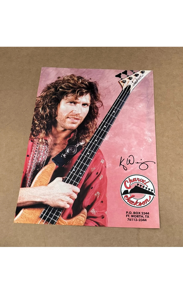 CHARVEL JACKSON GUITARS - KIP WINGER - 1991 Print Advertisement