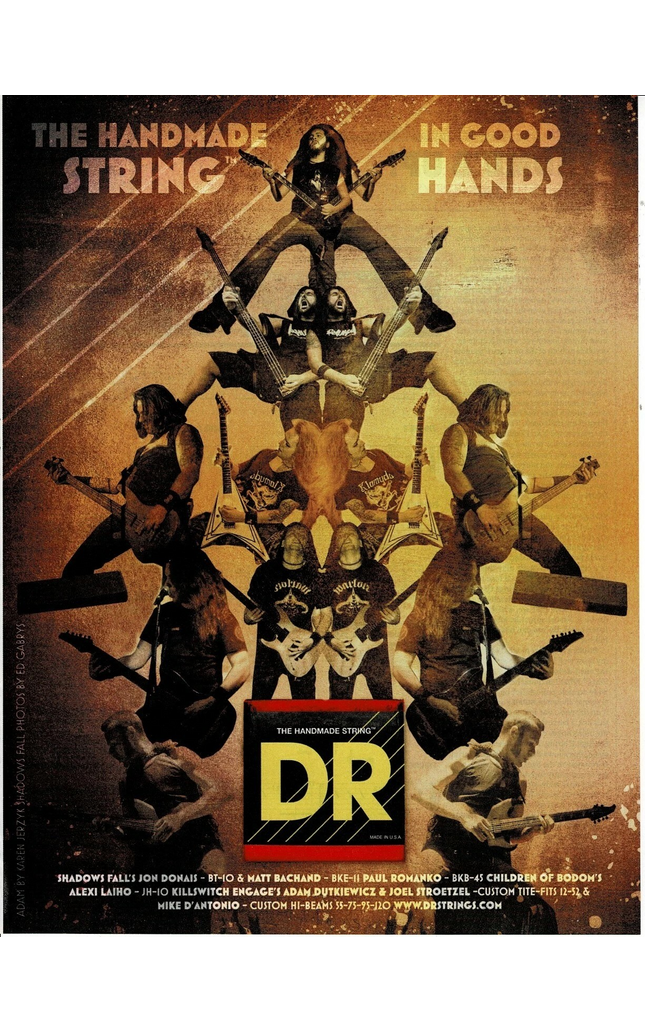 DR Strings - DONAIS / BACHAND / ROMANKO / LAIHO / D'ANTONIO - 2008 Print Ad