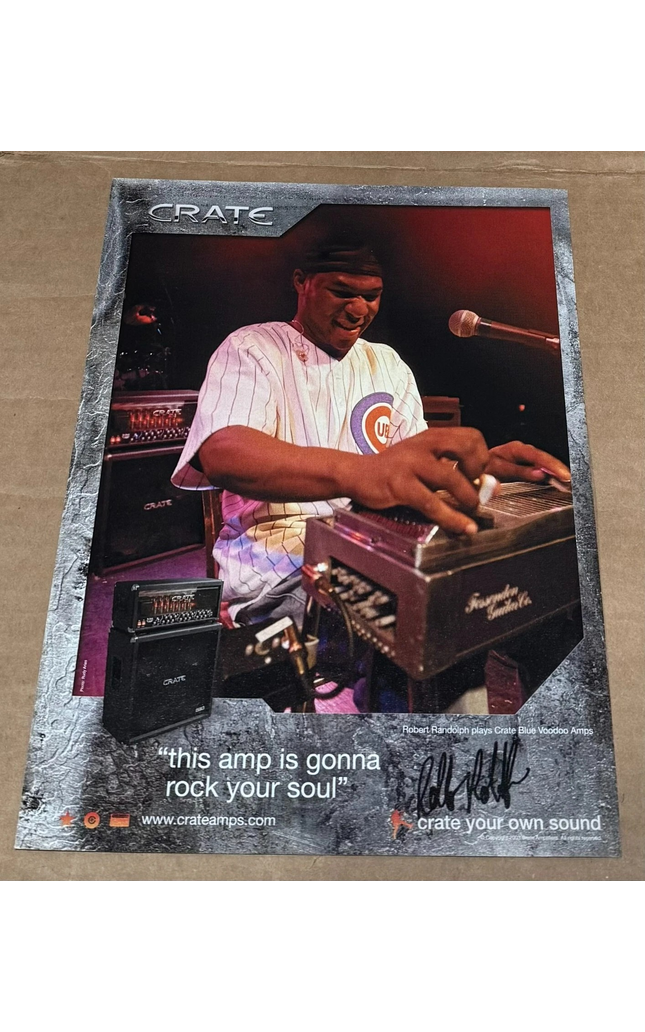Robert Randolph - CRATE AMPS - 2005 Print Advertisement