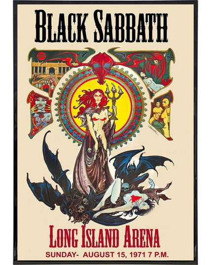 Black Sabbath 1971 Show Poster Print