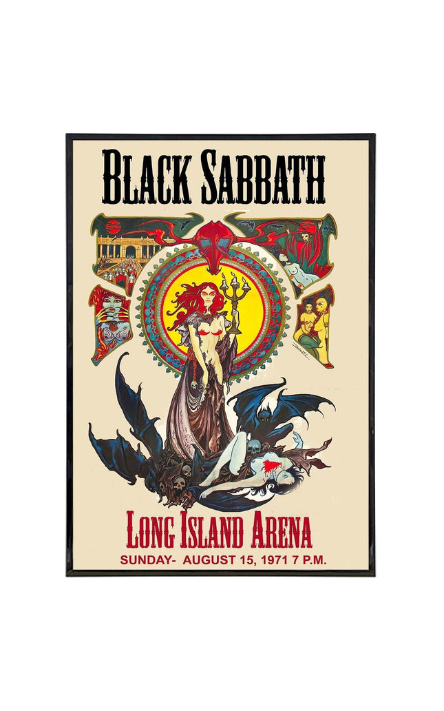 Black Sabbath 1971 Show Poster Print