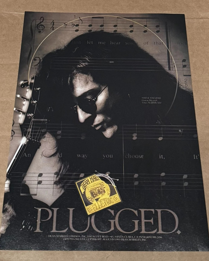 Dean Markley Strings - Steve Stevens of Billy Idol - 1993 Print Advertisement