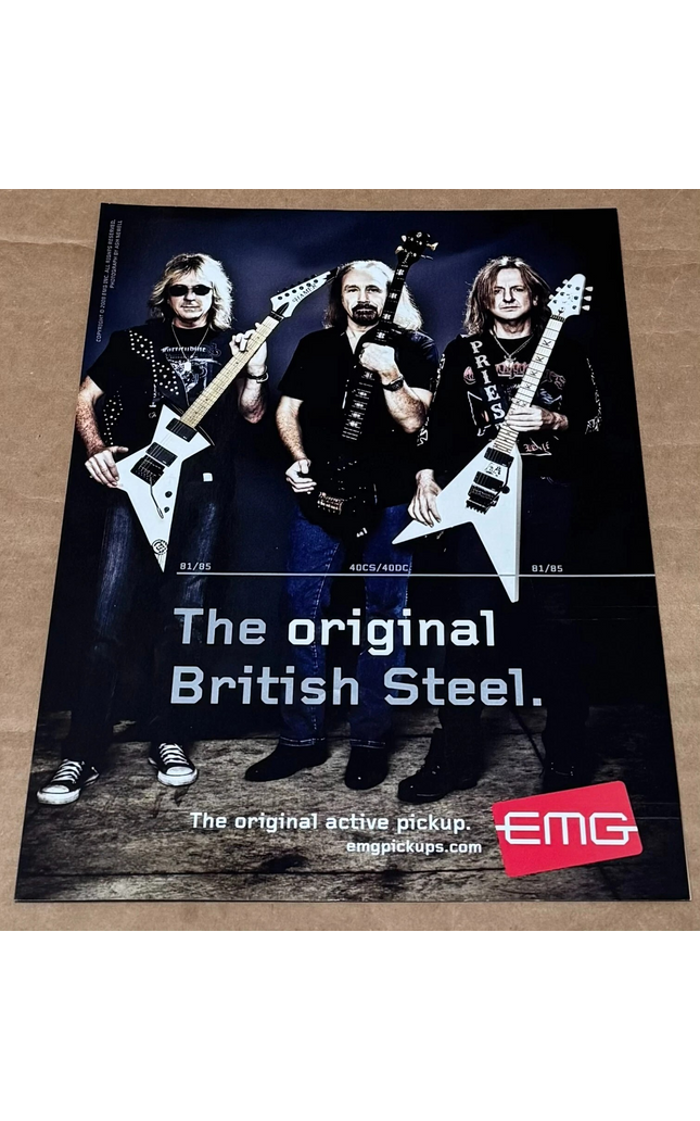 EMG PICKUPS - JUDAS PRIEST - 2008 Print Advertisement