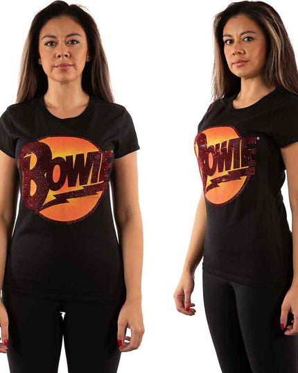 David Bowie Diamond Dogs Logo [T-Shirt] Womens