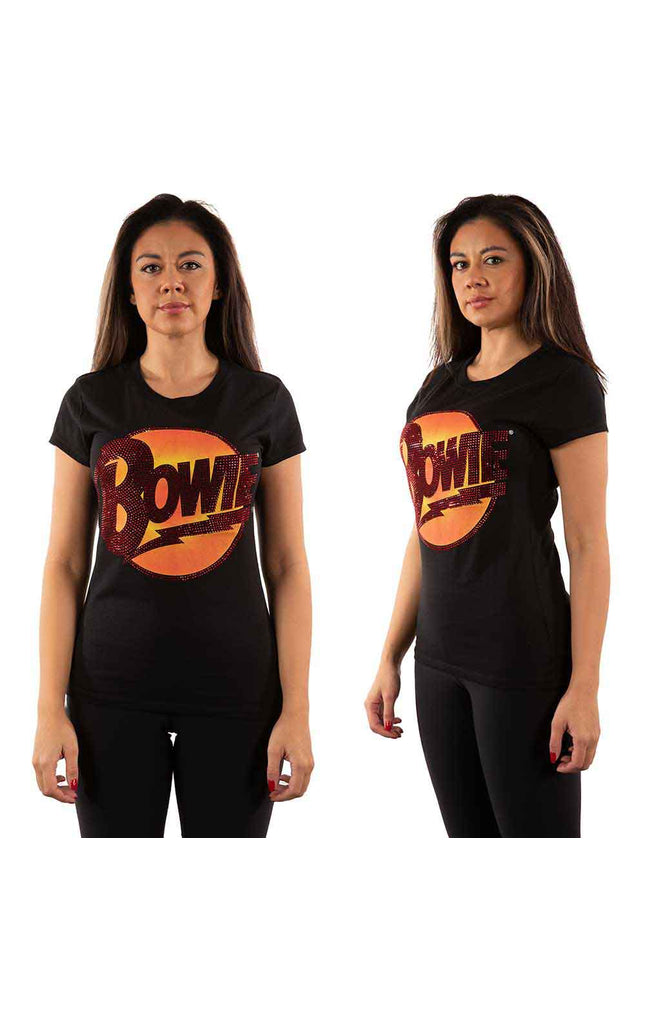 David Bowie Diamond Dogs Logo [T-Shirt] Womens