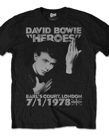 David Bowie Heroes Earls Court [T-Shirt]
