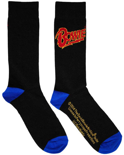 David Bowie Logo Blue Contrast [Socks]