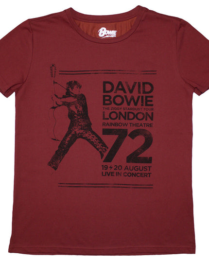 David Bowie Rainbow Theatre [T-Shirt] Womens