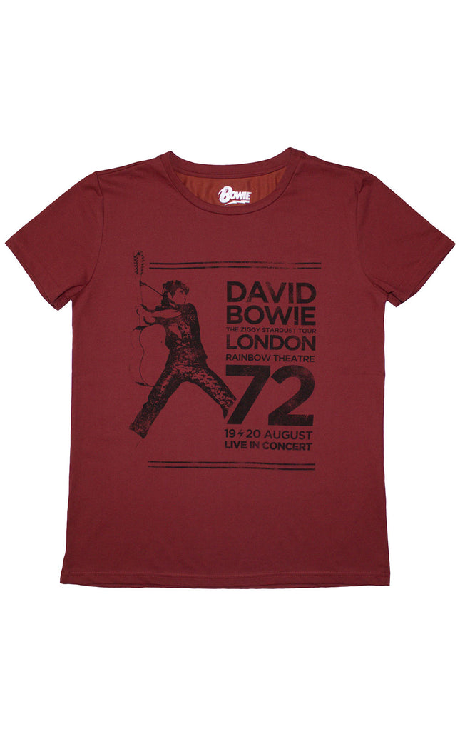 David Bowie Rainbow Theatre [T-Shirt] Womens