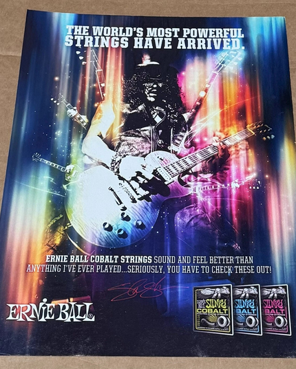 Ernie Ball - SLASH of GUNS N' ROSES - 2012 Print Advertisement