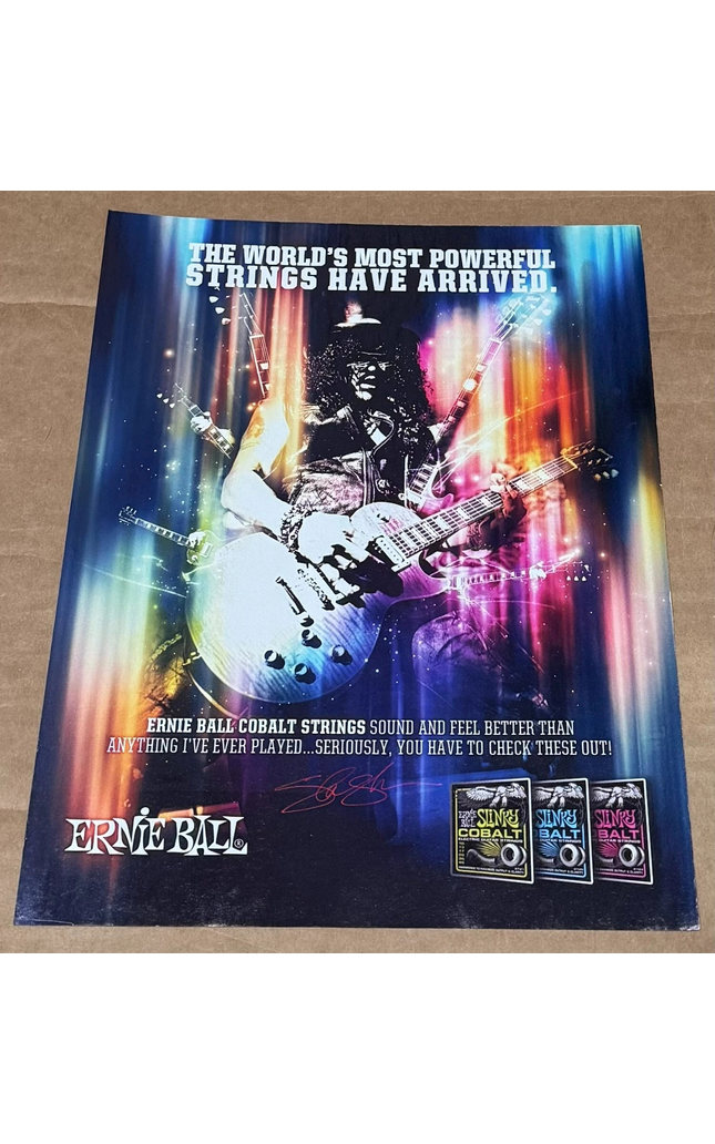 Ernie Ball - SLASH of GUNS N' ROSES - 2012 Print Advertisement