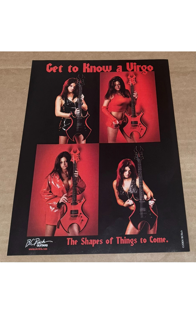 B.C. RICH GUITARS - Get To Know A Virgo - 2004 Print Advertisement