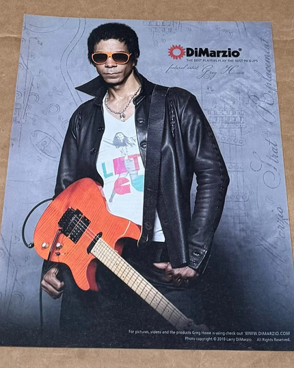 DiMarzio Pickups - GREG HOWE - 2010 Print Advertisement