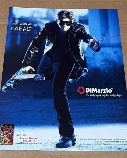 DiMarzio Pickups - LLEXI LEON AS COBALT - 2011 Print Advertisement