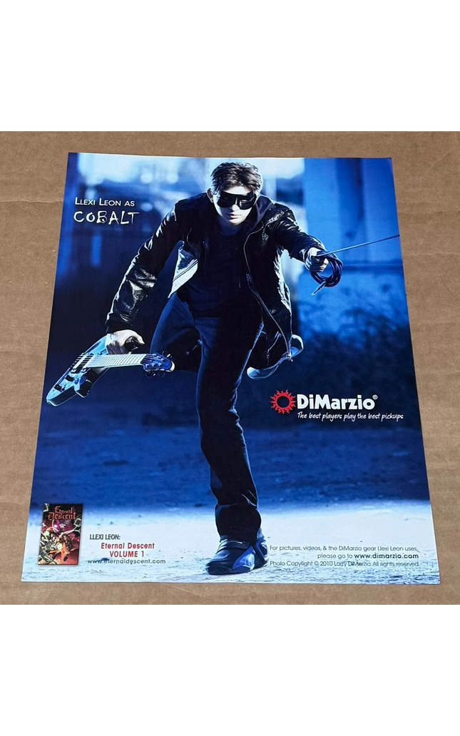 DiMarzio Pickups - LLEXI LEON AS COBALT - 2011 Print Advertisement