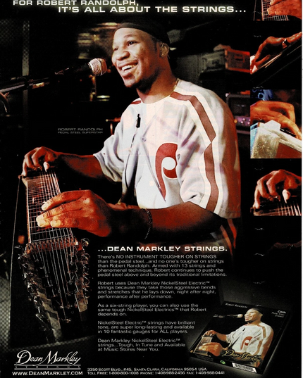Dean Markley Strings - Robert Randolph - 2006 Print Advertisement