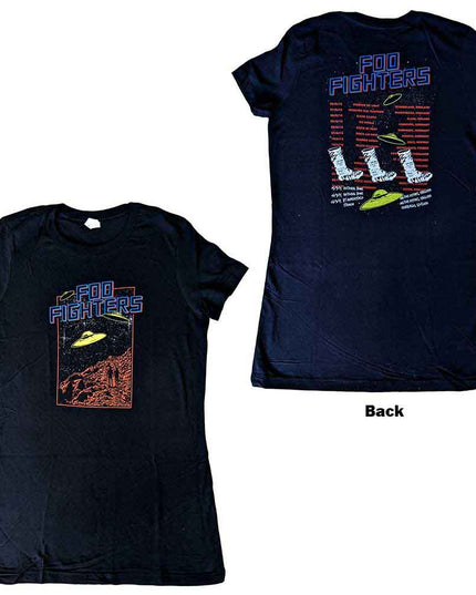 Foo Fighters UFOS 2015 European Tour [T-Shirt] Womens