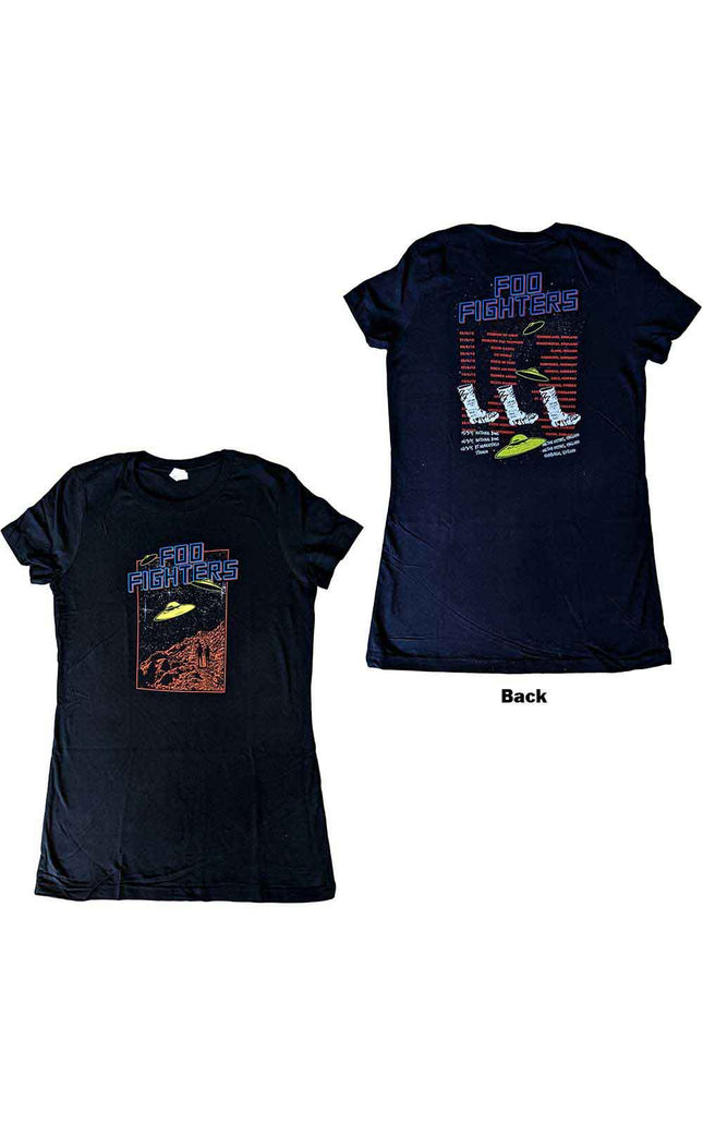 Foo Fighters UFOS 2015 European Tour [T-Shirt] Womens