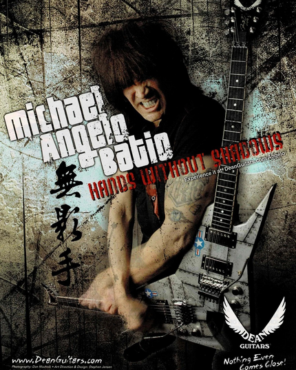 MICHAEL ANGELO BATIO - DEAN GUITARS - 2005 Print Ad
