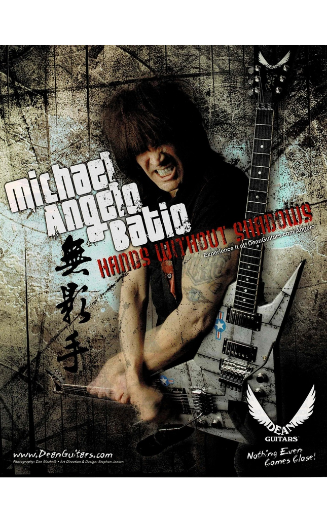 MICHAEL ANGELO BATIO - DEAN GUITARS - 2005 Print Ad