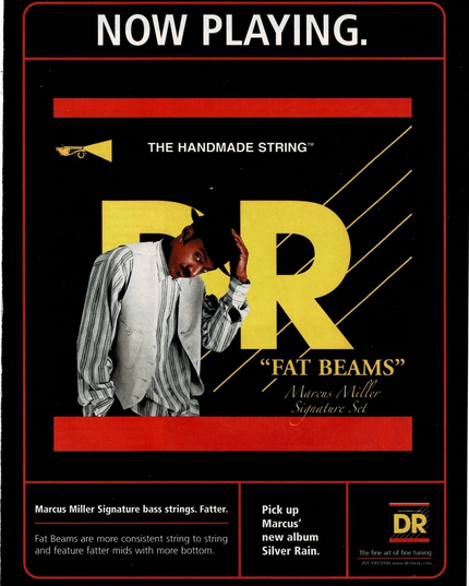 DR Strings - MARCUS MILLER - 2005 Print Advertisement