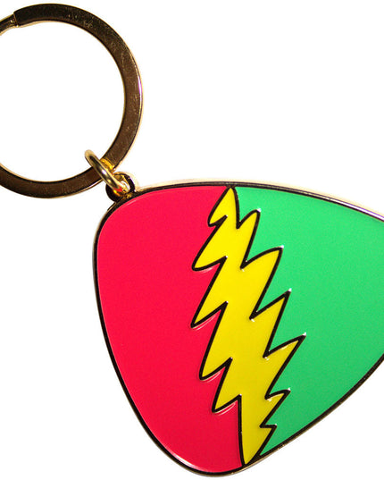 Grateful Dead Red/Green Plectrum [Keychain]