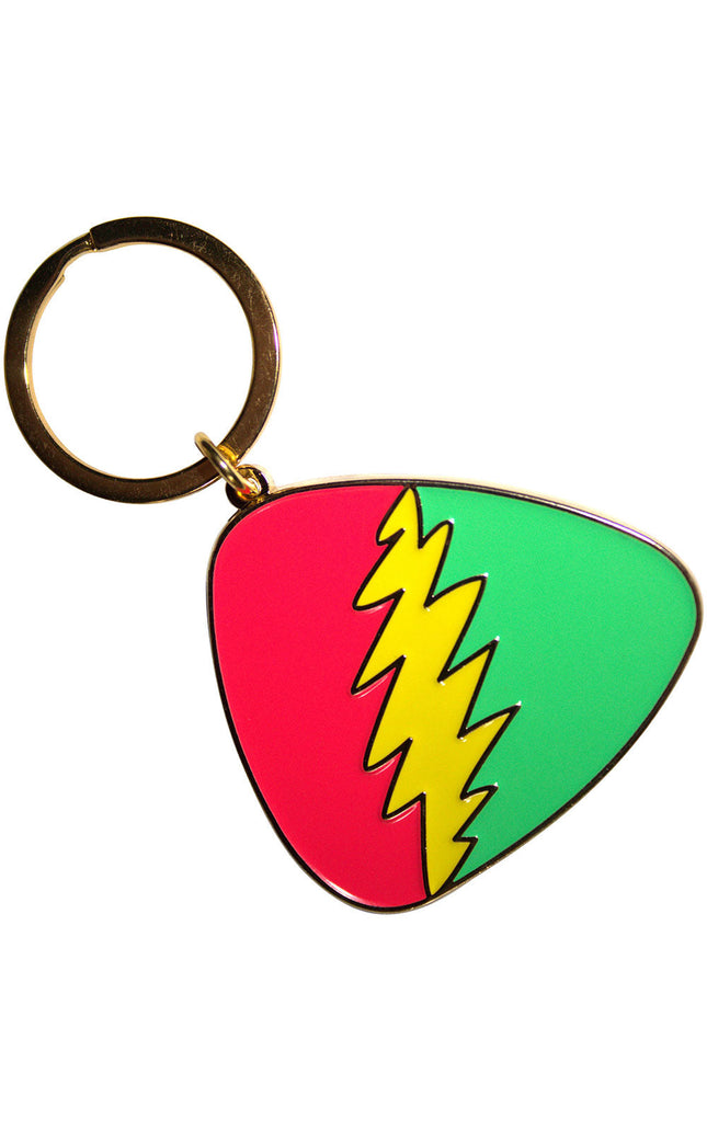 Grateful Dead Red/Green Plectrum [Keychain]