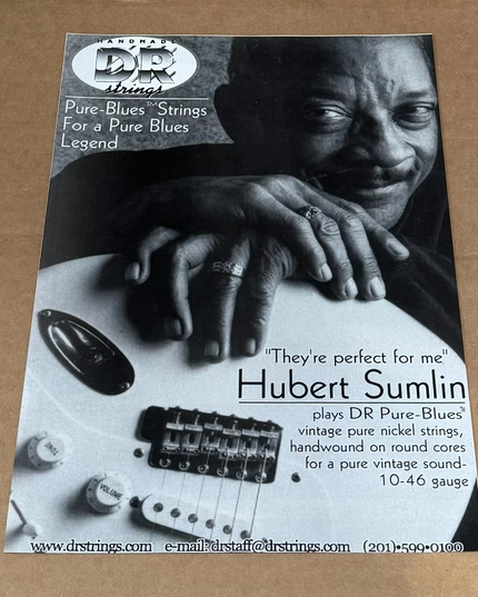 Hubert Sumlin - DR Strings - 2006 Print Advertisement