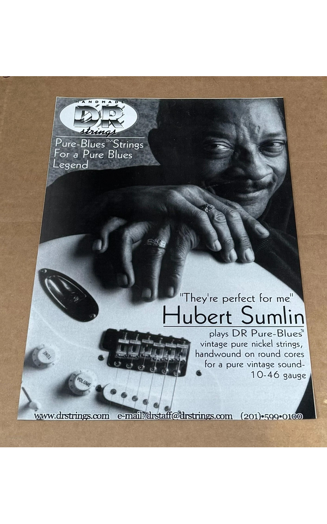Hubert Sumlin - DR Strings - 2006 Print Advertisement