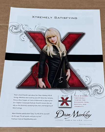 ORIANTHI - Dean Markley Strings - 2012 Print Ad