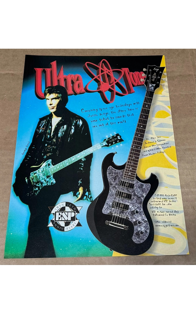 George Lynch - ESP GUITARS - 1995 Print Advertisement