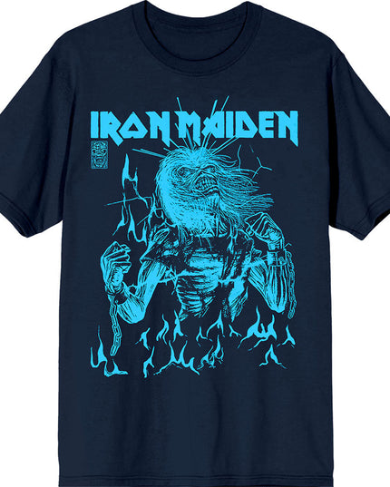 Iron Maiden 50 Life After Death Flames Blue [T-Shirt]