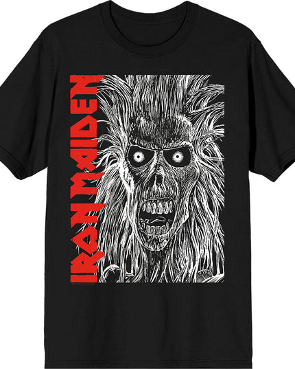 Iron Maiden Eponymous Face Red Logo [T-Shirt]