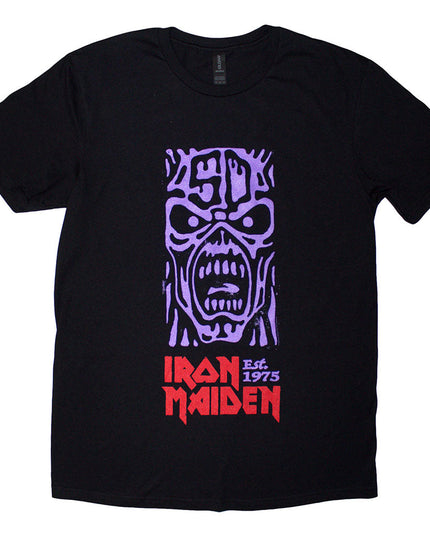 Iron Maiden Est. 1975 Stamp Logo Purple [T-Shirt]