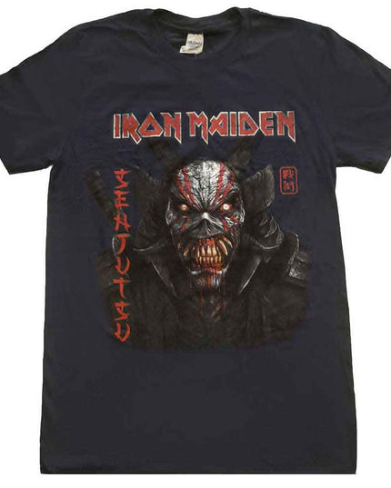 Iron Maiden Senjutsu Back Cover Vertical Logo [T-Shirt]