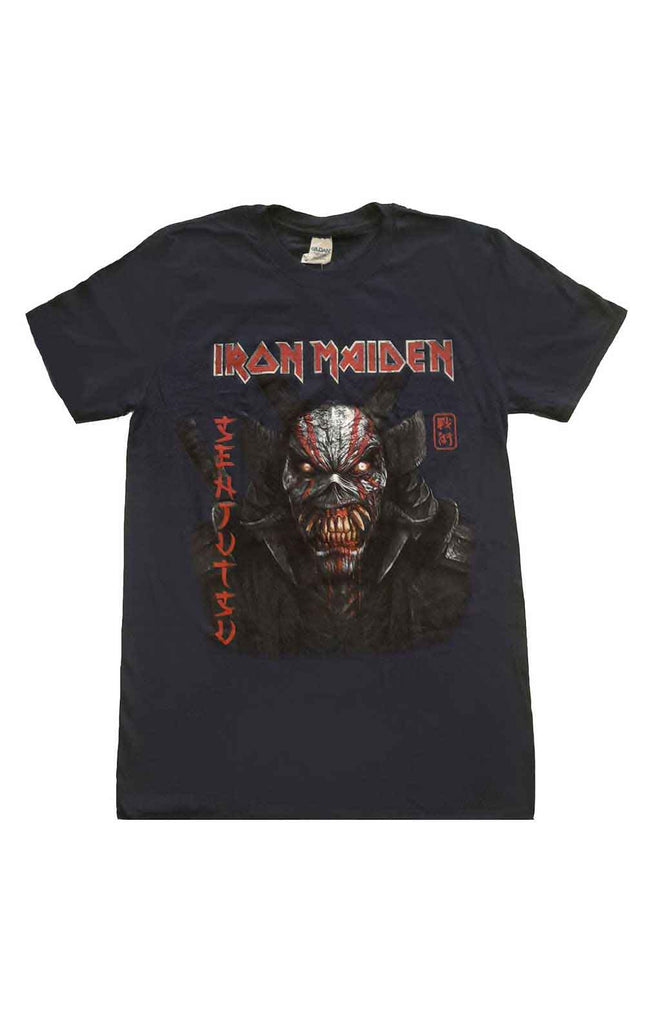 Iron Maiden Senjutsu Back Cover Vertical Logo [T-Shirt]