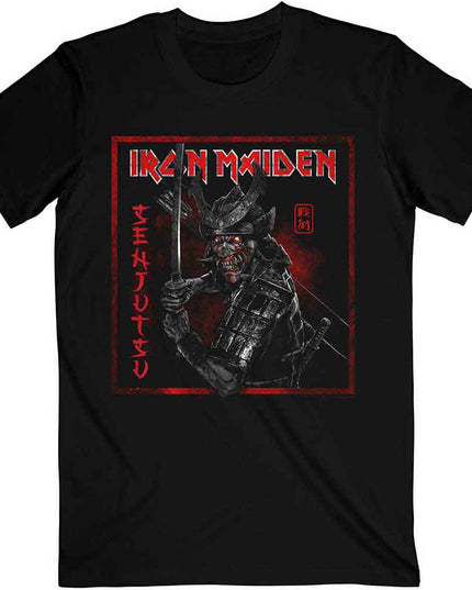 Iron Maiden Senjutsu Cover Distressed Red [T-Shirt]