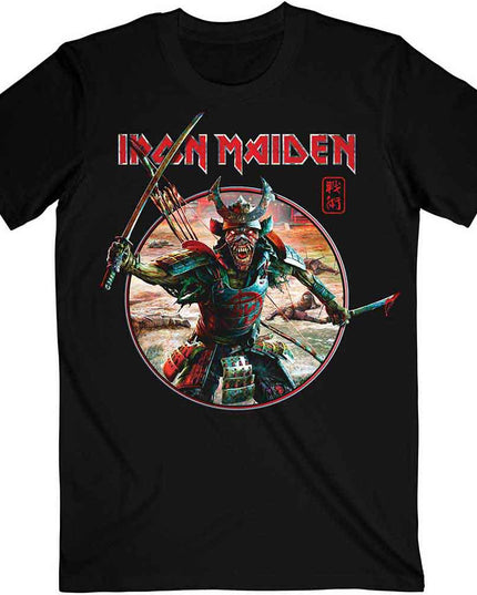 Iron Maiden Senjutsu Eddie Warrior Circle [T-Shirt]