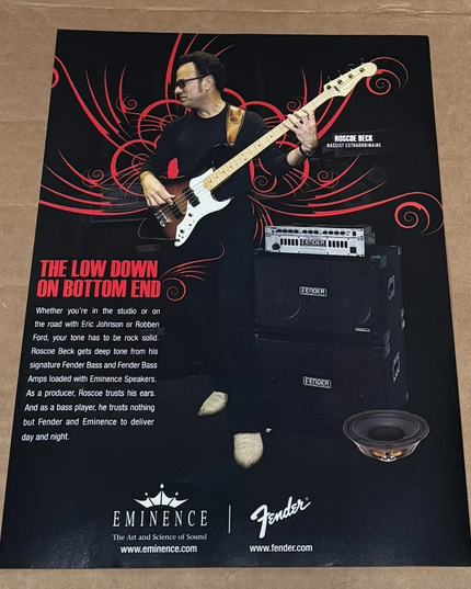 ROSCOE BECK - Eminence Speakers - 2008 Print Ad