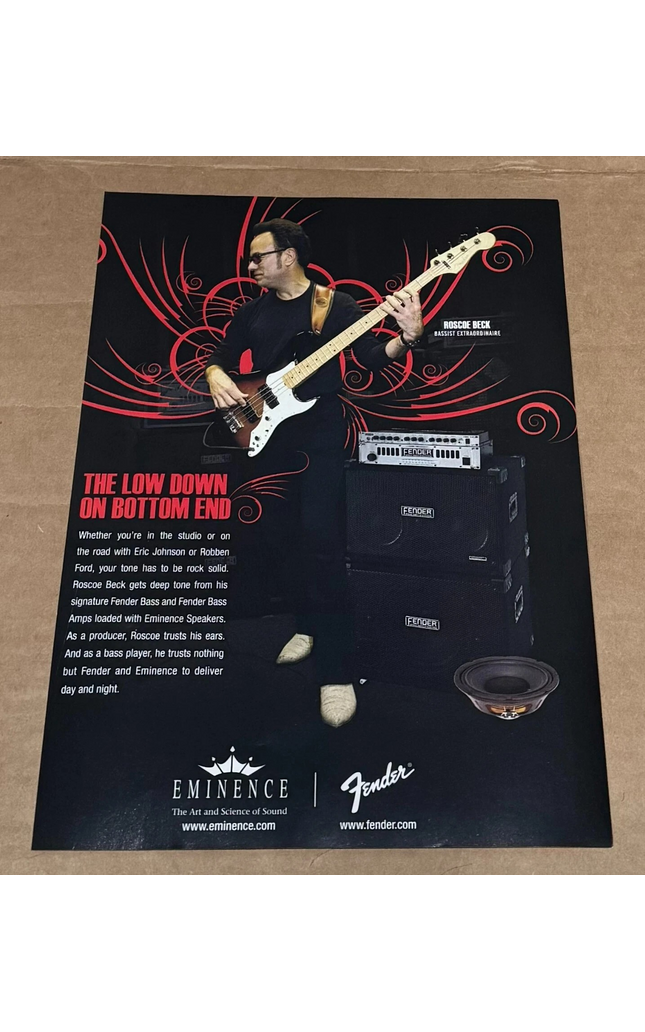 ROSCOE BECK - Eminence Speakers - 2008 Print Ad