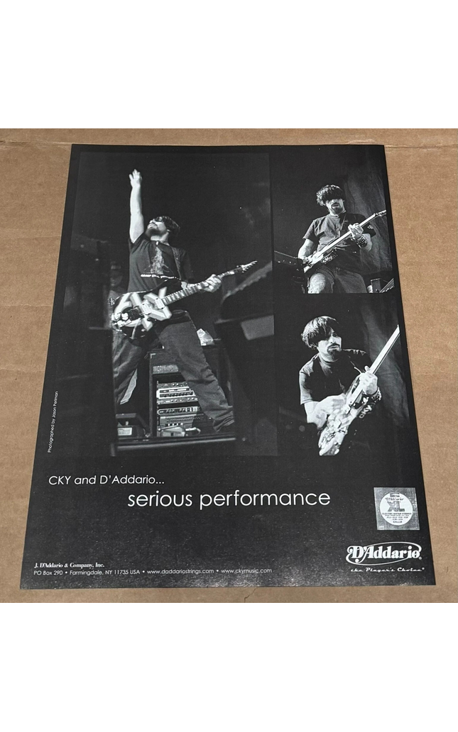 D'Addario Strings - CKY - 2003 Print Advertisement