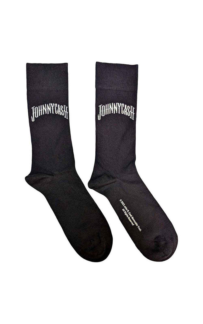 Johnny Cash Man In Black Logo [Socks]
