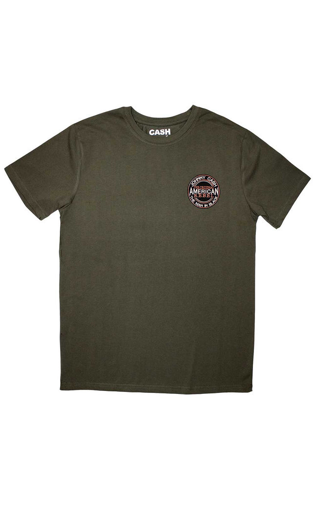 Johnny Cash Mini American Rebel Logo [T-Shirt]