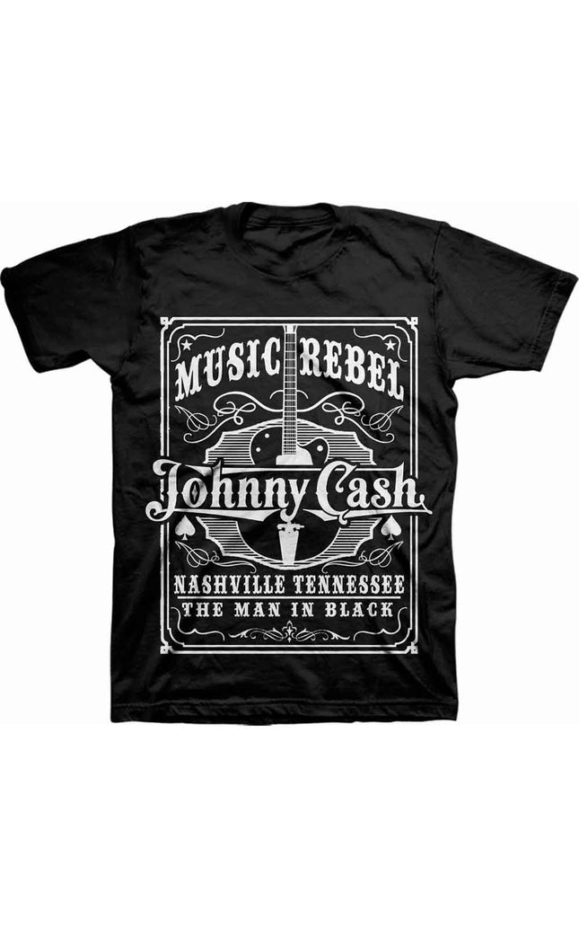 Johnny Cash Music Rebel [T-Shirt]