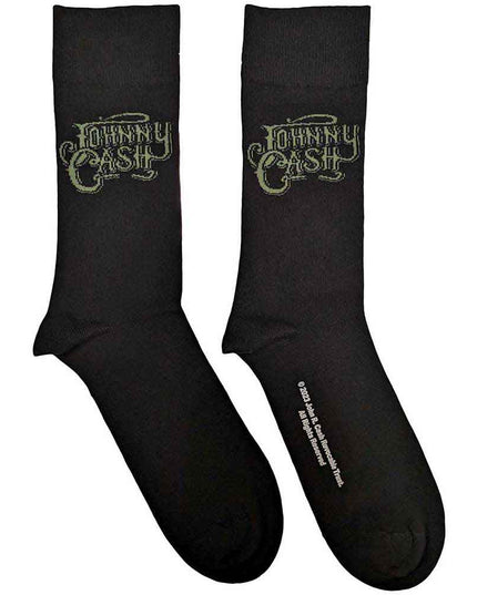 Johnny Cash Text Logo [Socks]