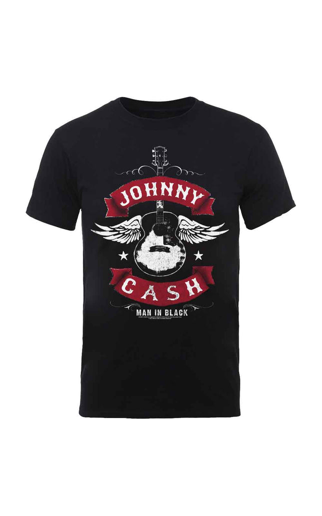 Johnny Cash Winged Guitar [T-Shirt]