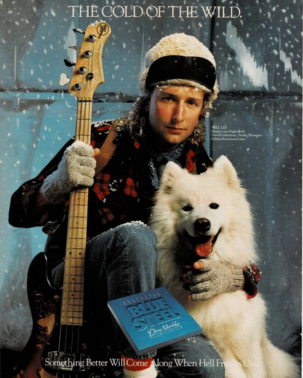 Dean Markley Strings - Will Lee - 1988 Print Advertisement