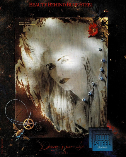 Jennifer Batten - Dean Markley - 1993 Print Advertisement