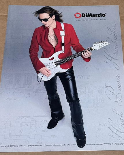 DiMarzio Pickups - STEVE VAI - 2010 Print Advertisement